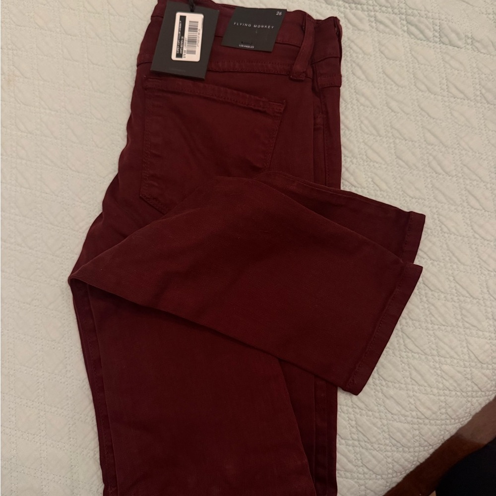 Flying Monkey Burgundy Jeans